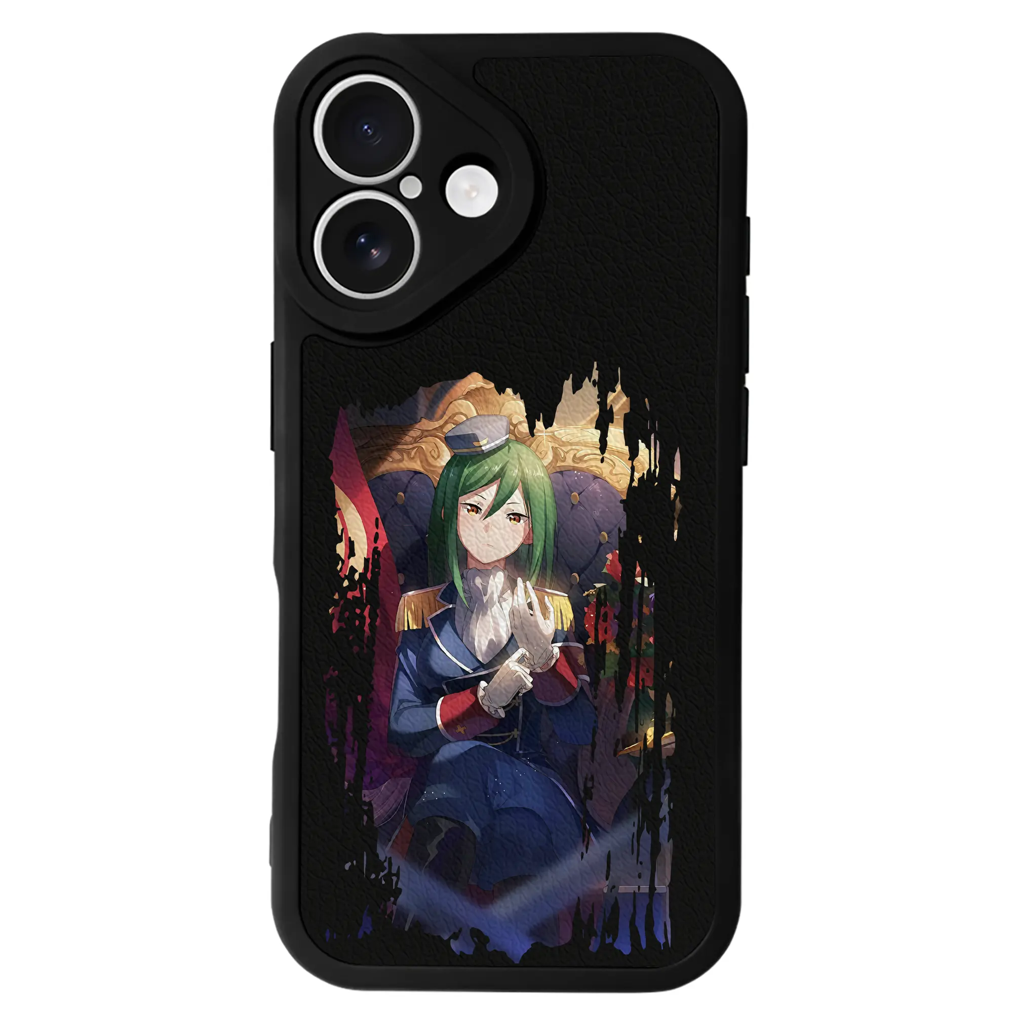 リゼロ グッズ シオン - IPhone 16シリーズ対応 ・ シリコンスマホケース ・ レザー調 ・ 高精度フィット ・ 耐衝撃 ・ ワイヤレス充電対応 ・ 精密カット